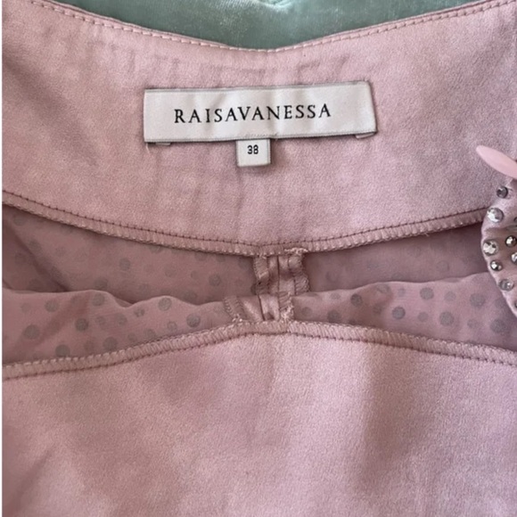 Rhinestone Pants and Matching Top Set by Raisa Vanessa originally over $2k!! - Picture 4 of 13